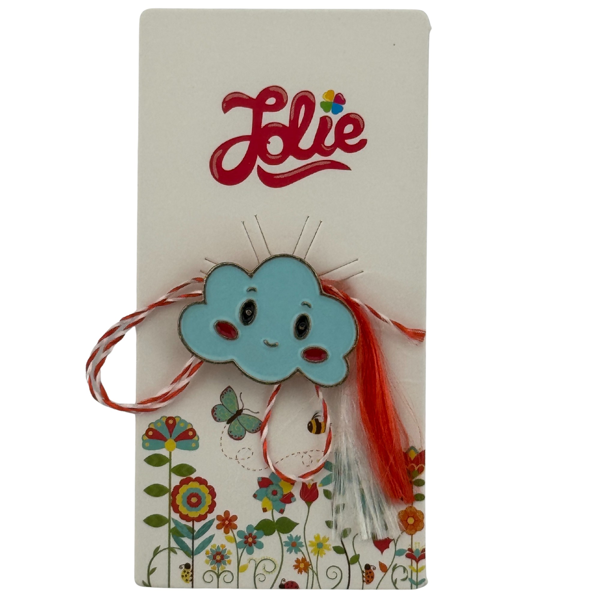 Martisor pentru copii, Jolie, Material Metal, Ambalaj Carton cu Design, Dimensiune Brosa Aproximativ 2x2 cm, Multicolor, Model Norisor