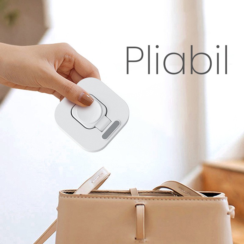 Incarcator Wireless pentru Smart iWatch, Flippy, Compatibil cu Apple iWatch 1/9, Magnetic Charger, Interfata TYPE-C, 3W, 7.5 x 7.5 x 1.2 cm, Pliabil, Alb