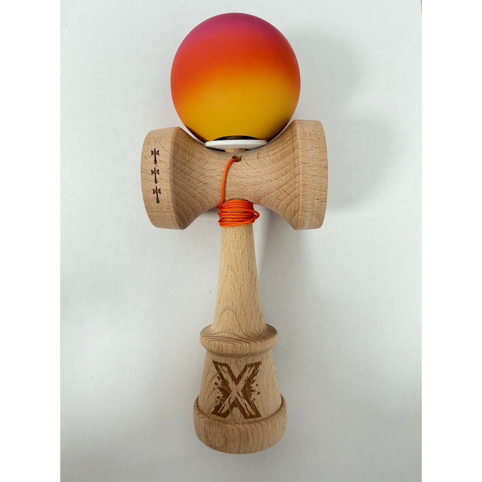 Kendama X Originala, Profesionala, Flippy, Big Cups V3, Rubber Grip model 18