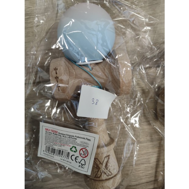 Kendama X Originala, Profesionala, Flippy, Big Cups V3, Rubber Grip model lila/turcoaz