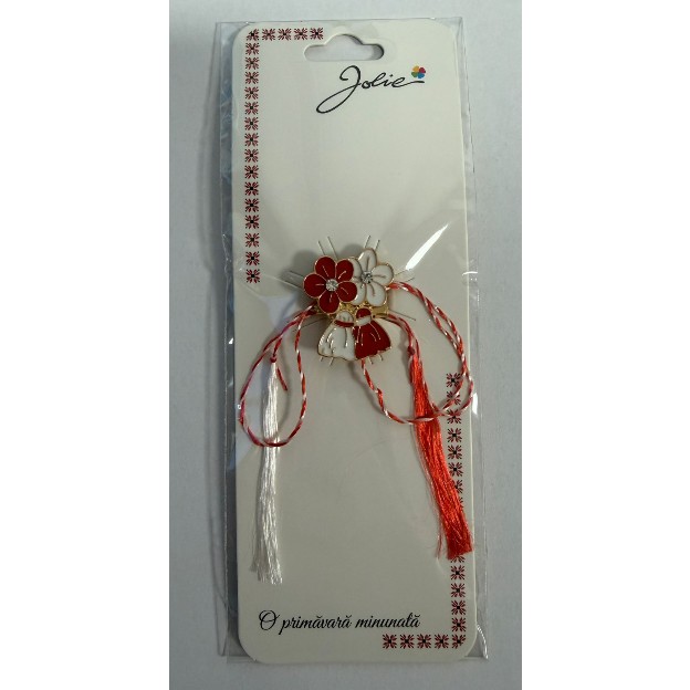 Martisor Brosa Primavara, Material Metal, Ambalaj Carton si Opp, Dimensiune Brosa aproximativ 2 - 3 cm, Model 3