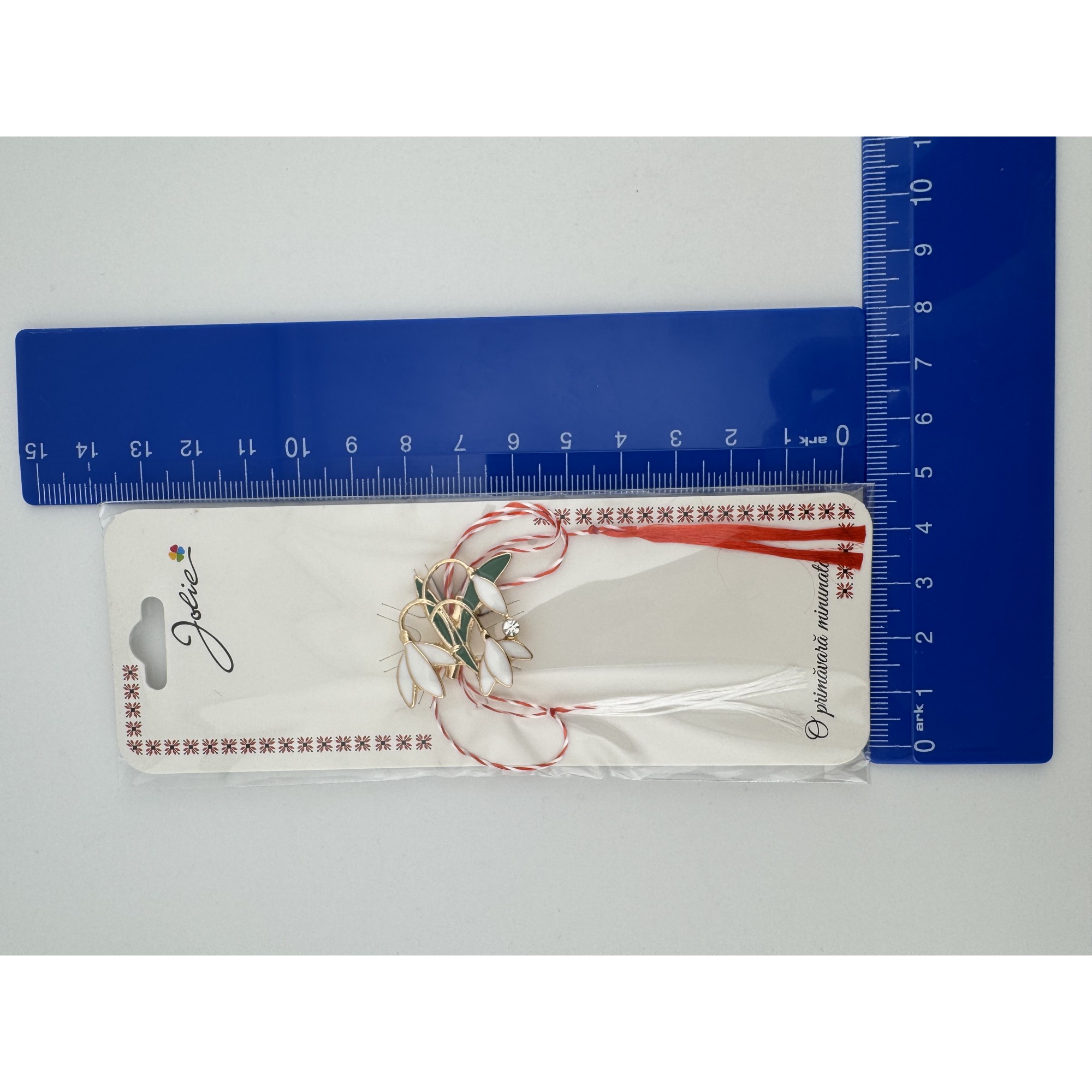 Martisor Brosa Primavara, Material Metal, Ambalaj Carton si Opp, Dimensiune Brosa aproximativ 2 - 3 cm, Model 9