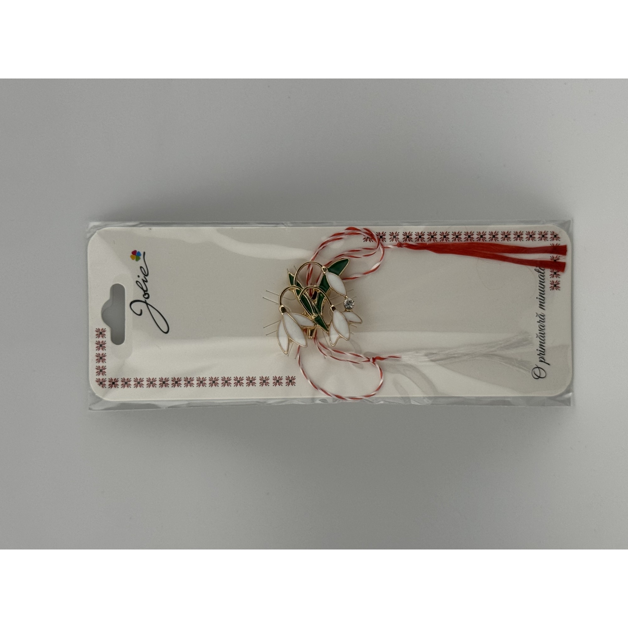 Martisor Brosa Primavara, Material Metal, Ambalaj Carton si Opp, Dimensiune Brosa aproximativ 2 - 3 cm, Model 9