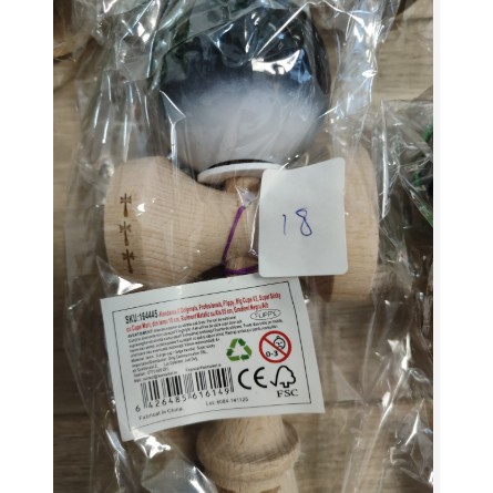 Kendama X Originala, Profesionala, Flippy, Big Cups V3, Super Sticky, model negru/alb