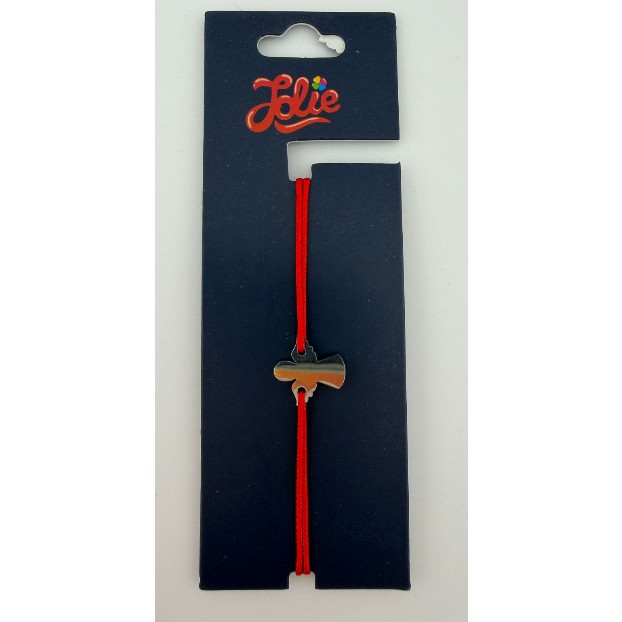 Martisor Bratara Inox Copii, Textil si Inox, Model 29