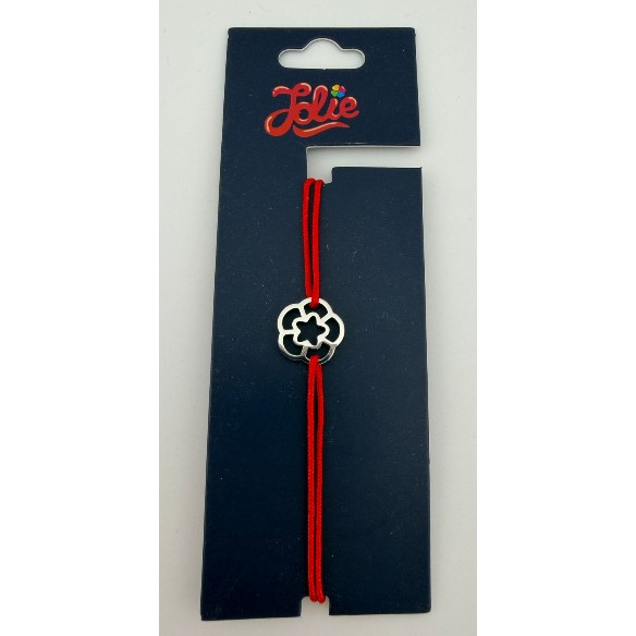 Martisor Bratara Inox Copii, Textil si Inox, Model 33