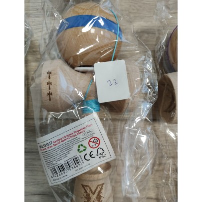 Kendama X Originala, Profesionala, Flippy, Big Cups V3, Super Sticky, model lemn albastru