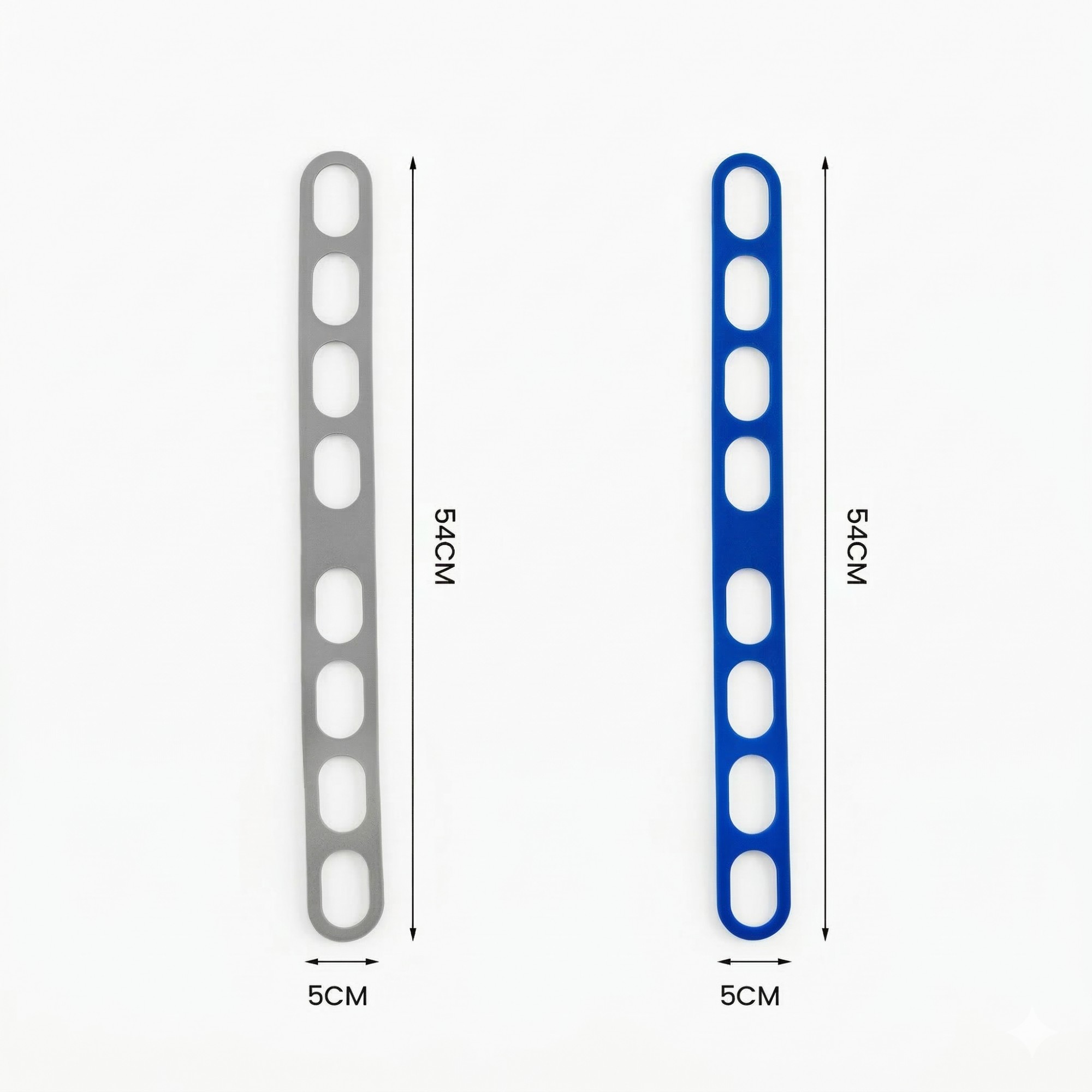 Curea de Fixare pentru Capace si Vase, Flippy, Silicon Reutilizabil, Rezistenta la Temperaturi Ridicate, 54 x 5 cm, Albastru