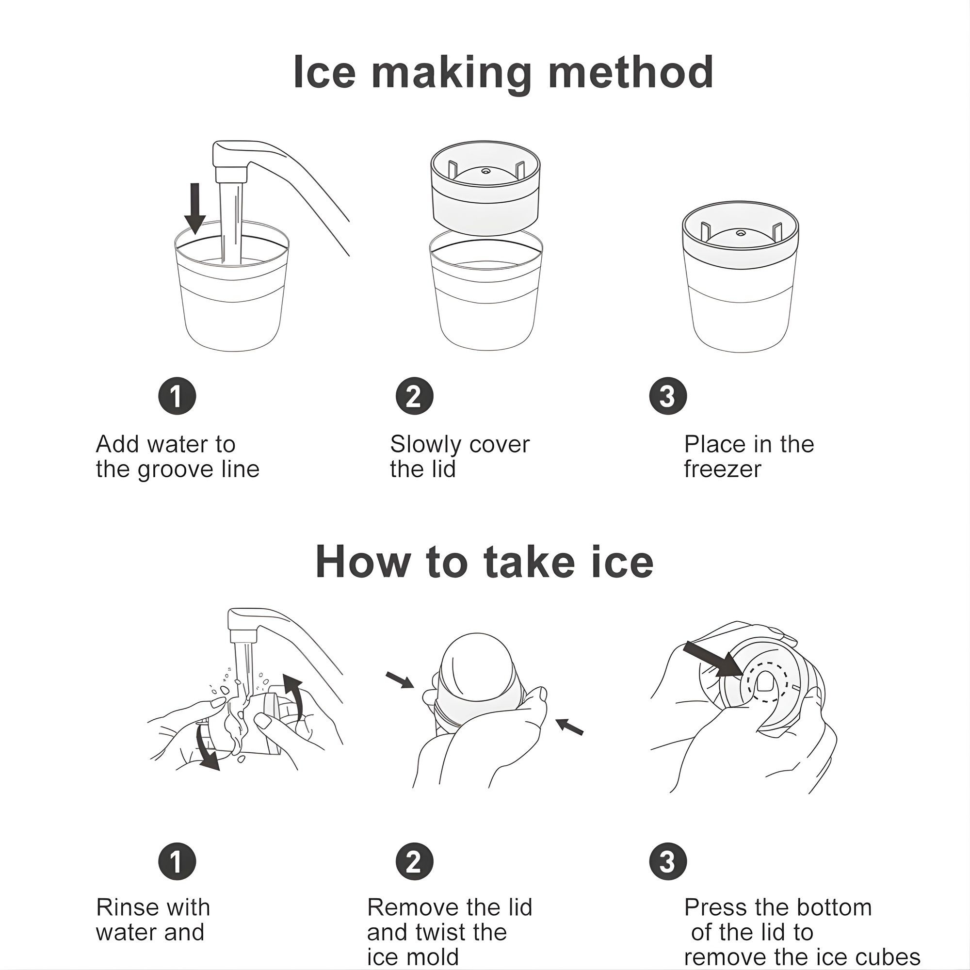 Forma pentru Gheata, Flippy, Sfera XL 6 cm, Silicon Alimentar Premium, Reutilizabila, Topire Lenta pentru Whiskey si Cocktail, Design Stackable, Roz