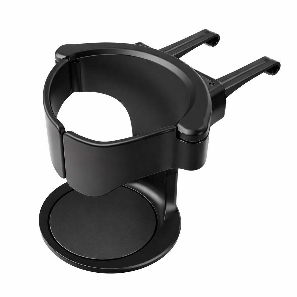 Suport Pahar Auto Pentru Grila Ventilatie, Flippy, Montaj Pe Aerisire, Multifunctional, ABS, Negru