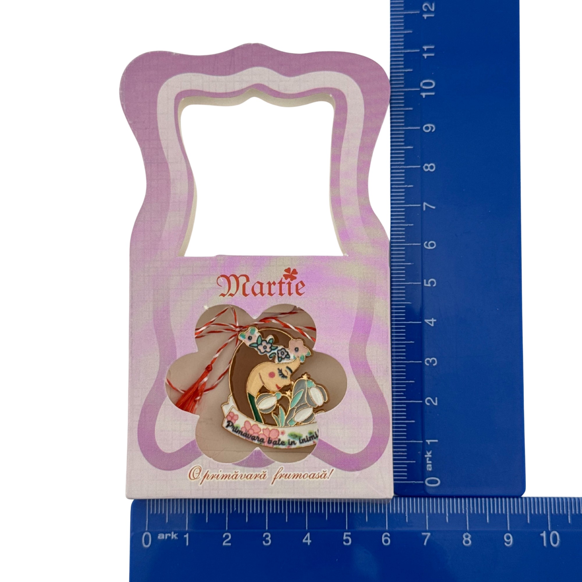 Set 200 Bucati Ambalaje de Carton pentru Martisoare, Flippy, Cutii Brosa, Model Gentuta, Lila