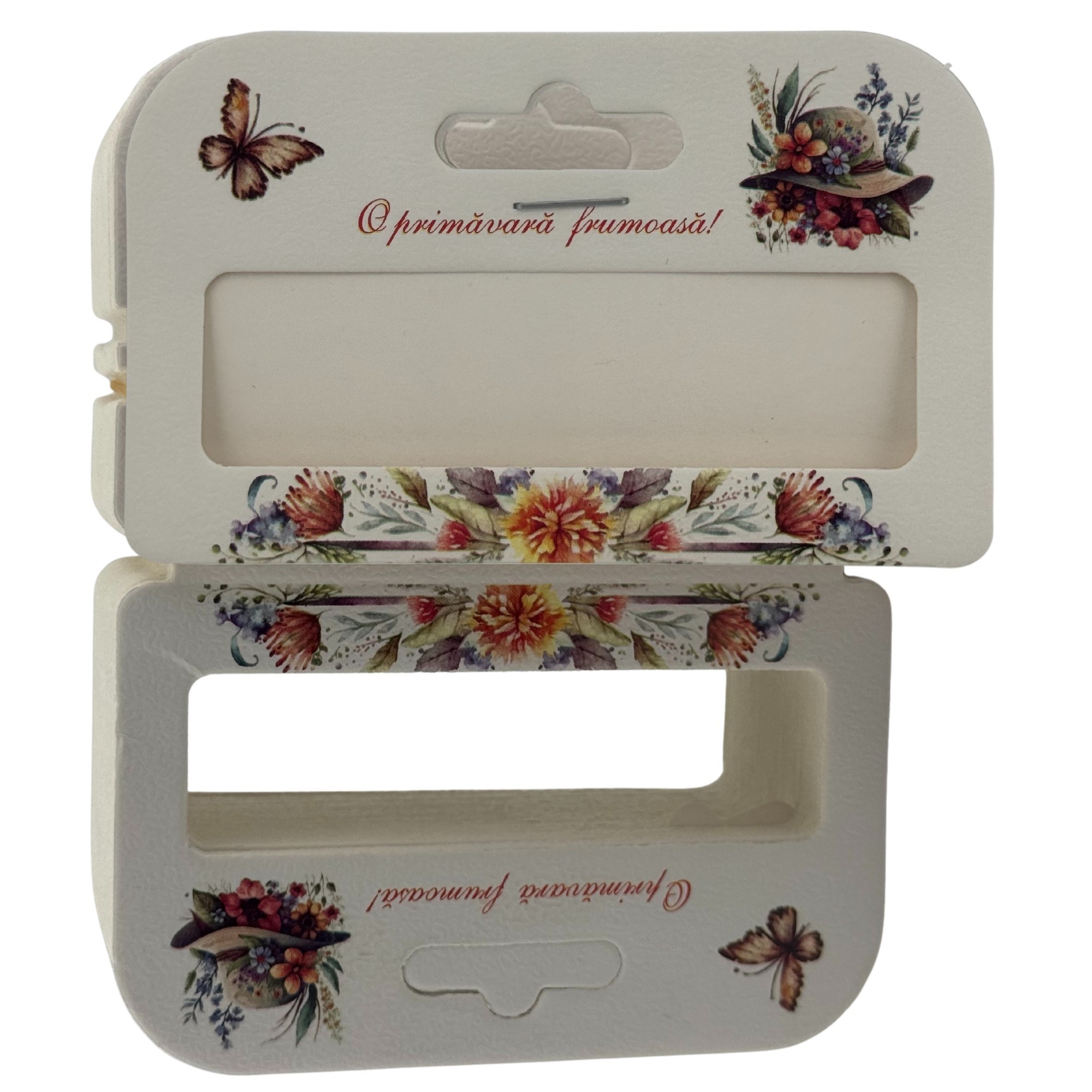 Set 100 Bucati Ambalaje de Carton pentru Martisor, Flippy, Cutii Bratara, Model Palarie