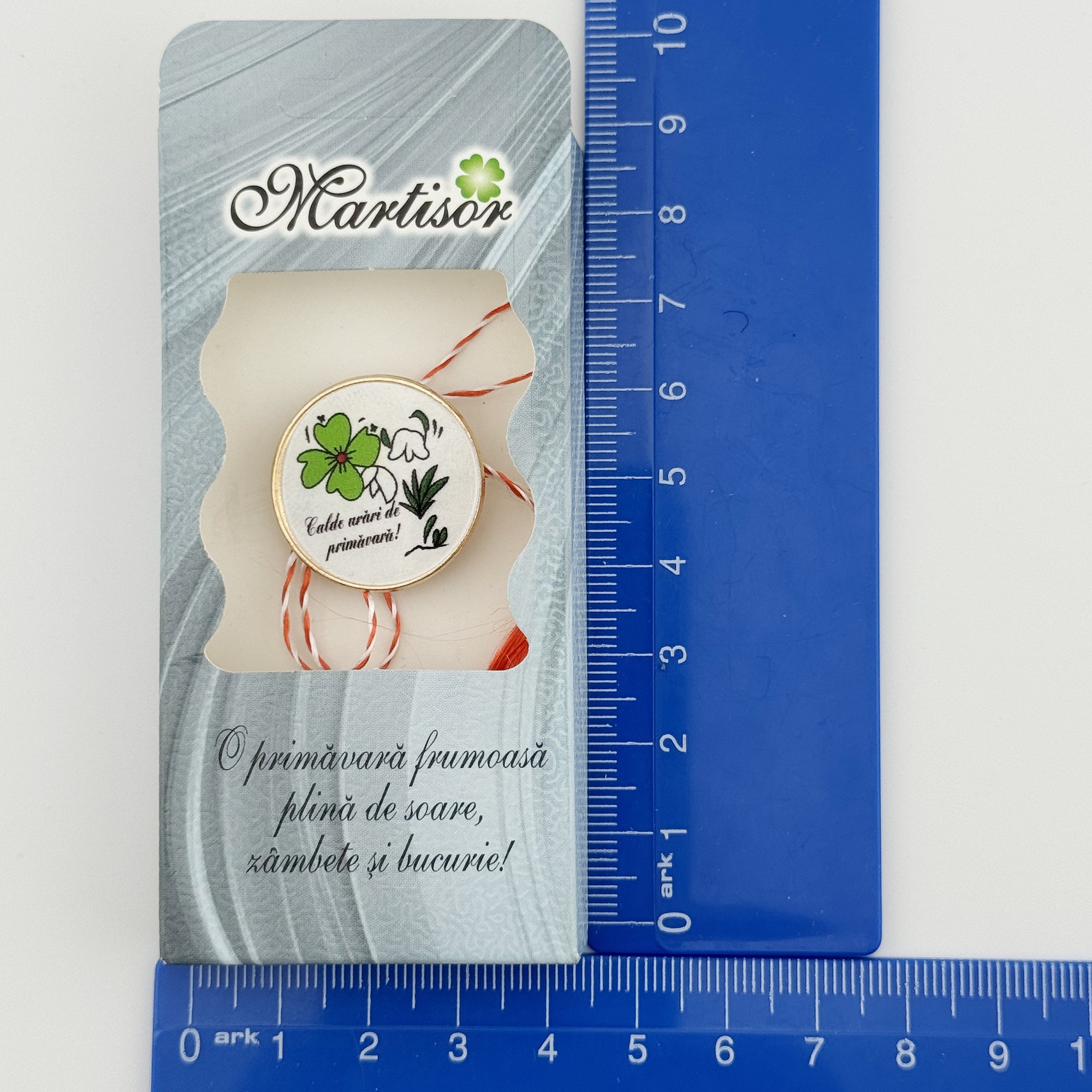 Ambalaje de Carton pentru Martisoare, Flippy, Set 200 Bucati, Cutii Brosa, Model Abstract, Albastru deschis