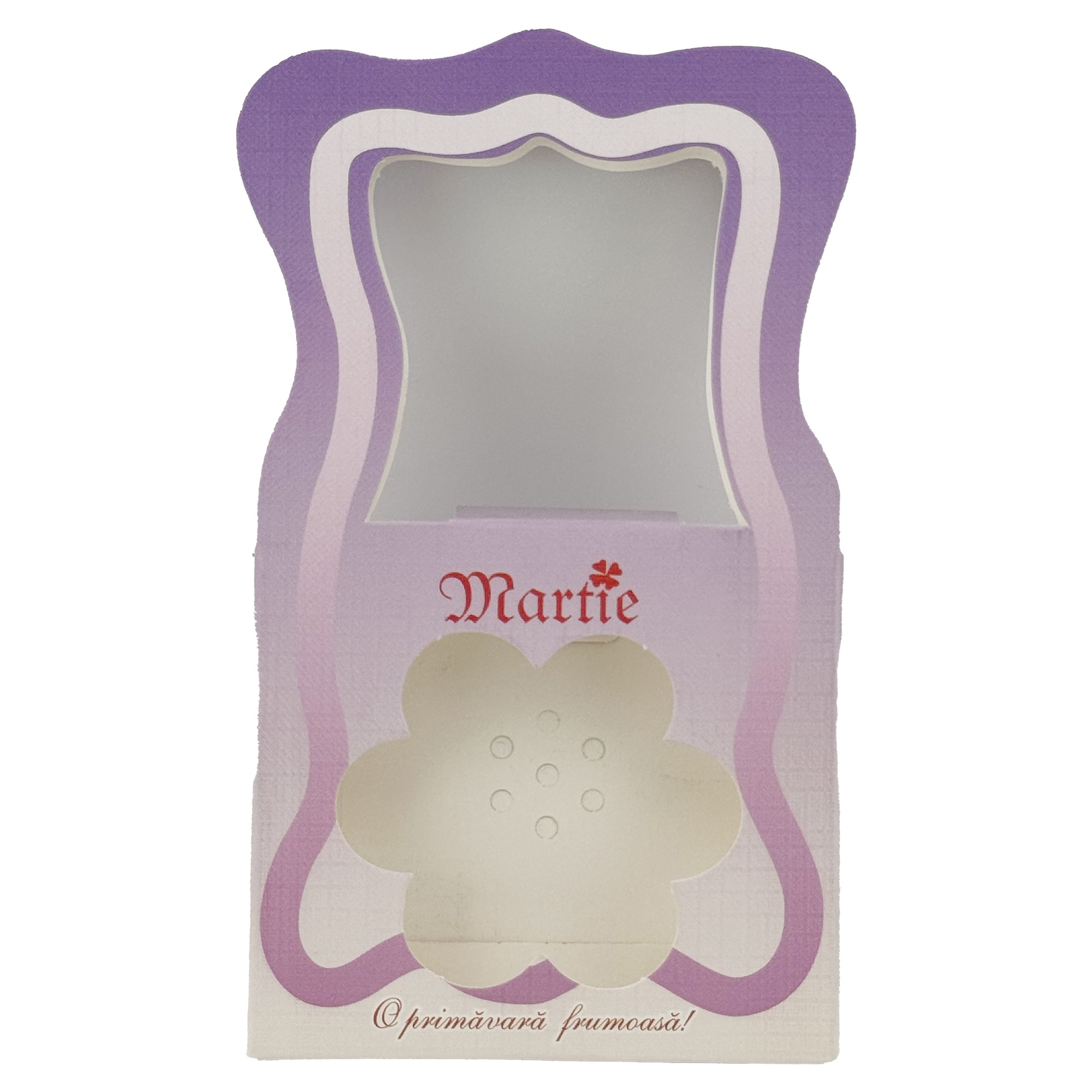 Ambalaje pentru Bratara Martisoare, Flippy, Set 200 Bucati, Cutii Brosa, Model Gentuta, Mov