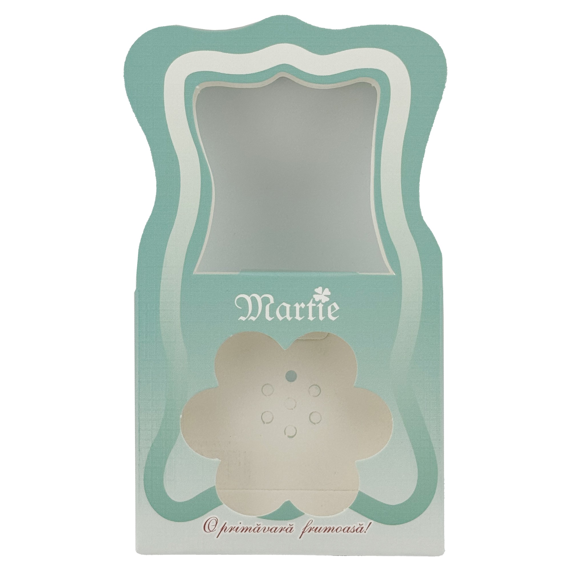 Ambalaje pentru Bratara Martisoare, Flippy, Set 200 Bucati, Cutii Brosa, Model Gentuta, Verde deschis 