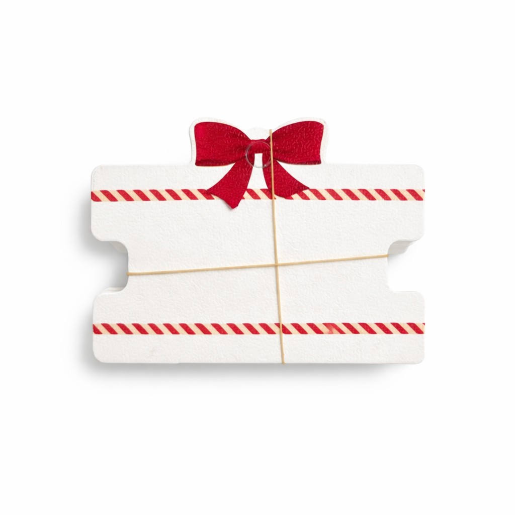 Ambalaje de Carton pentru Martisoare, Flippy, Set 100 Bucati, Cartonase pentru Martisor, Model Funda, 10 x 5 cm, Alb