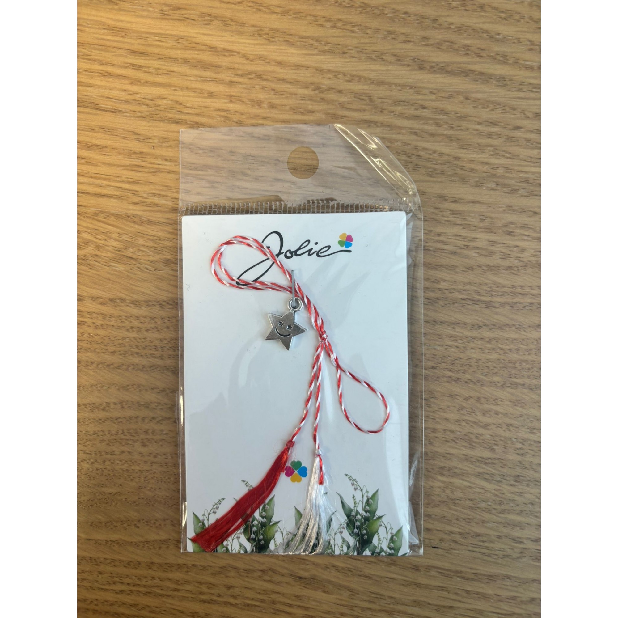 Martisor Traditional, Jolie, Model Stea, Argintiu