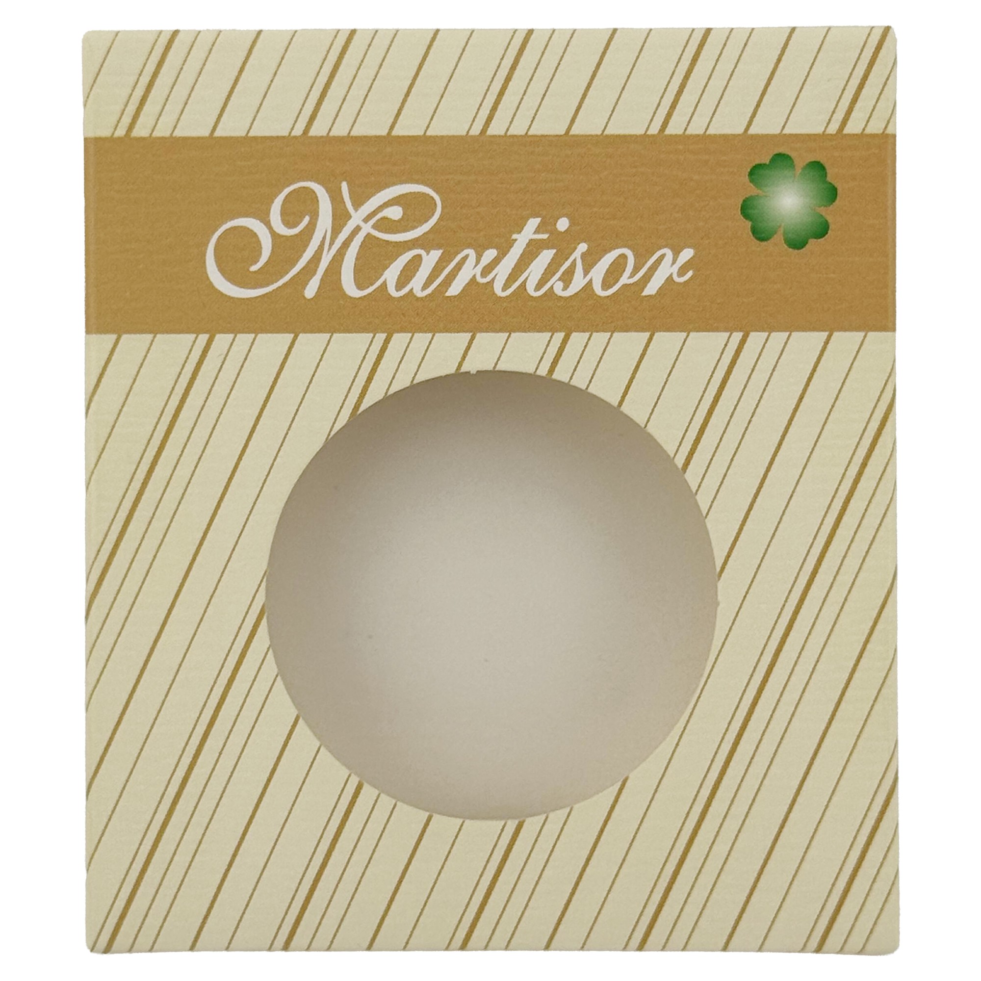 Ambalaje de Carton pentru Martisoare, Flippy, Set 200 Bucati, Cutii pentru Brosa Martisor, Model Crem cu Dungi , 8 x 7 cm, Crem