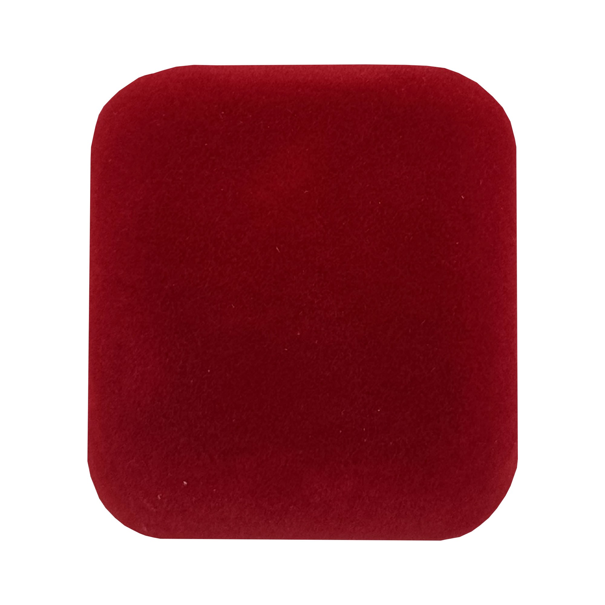 Cutie de Bijuterii, Flippy, Forma Patrata, Exterior Catifea Rosie, pentru Ocazii Speciale, Usor de Transportat, 55x55x45 mm, Design Elegant