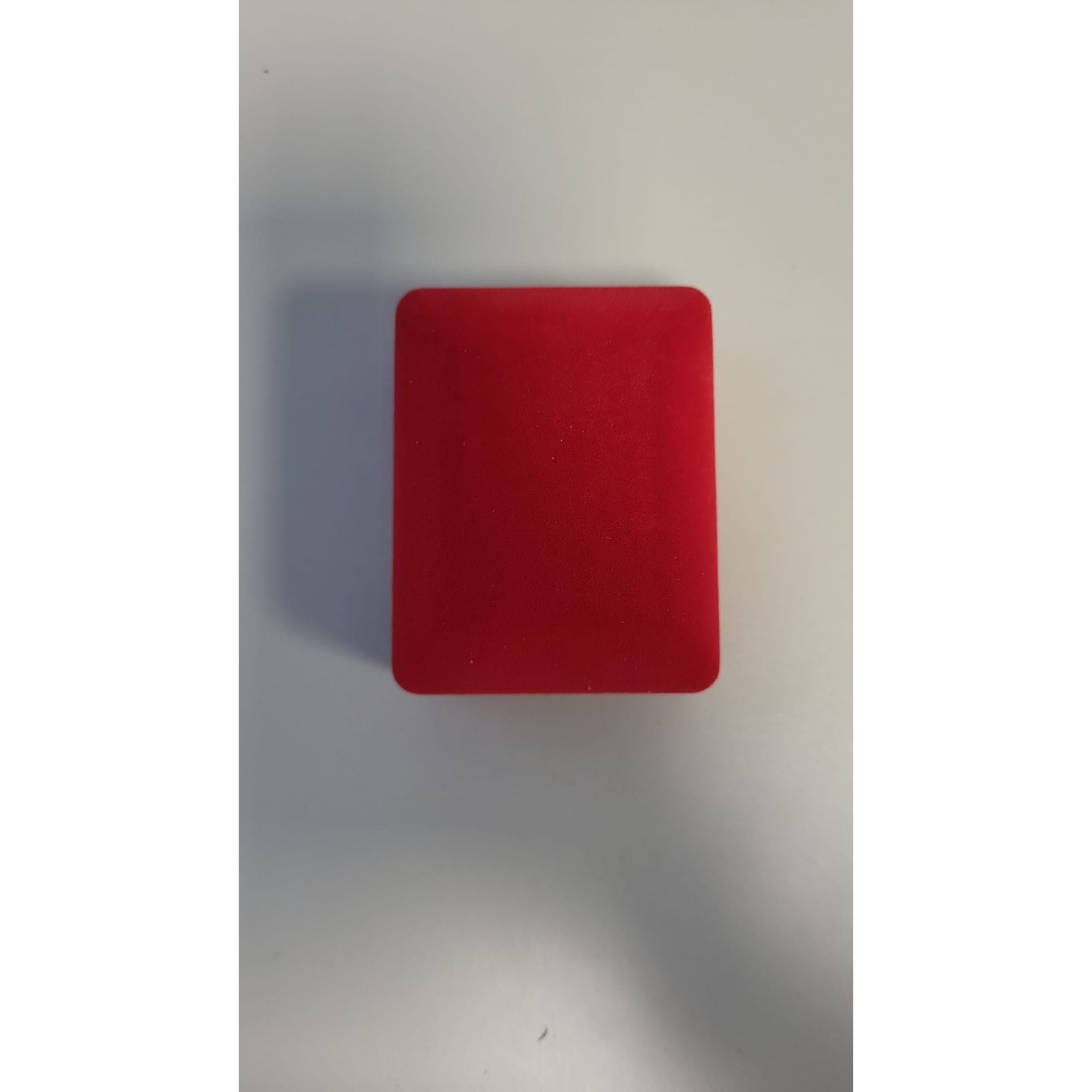 Set 12 Cutii de Bijuterii, Catifea rosie , 6 x 7,8 cm