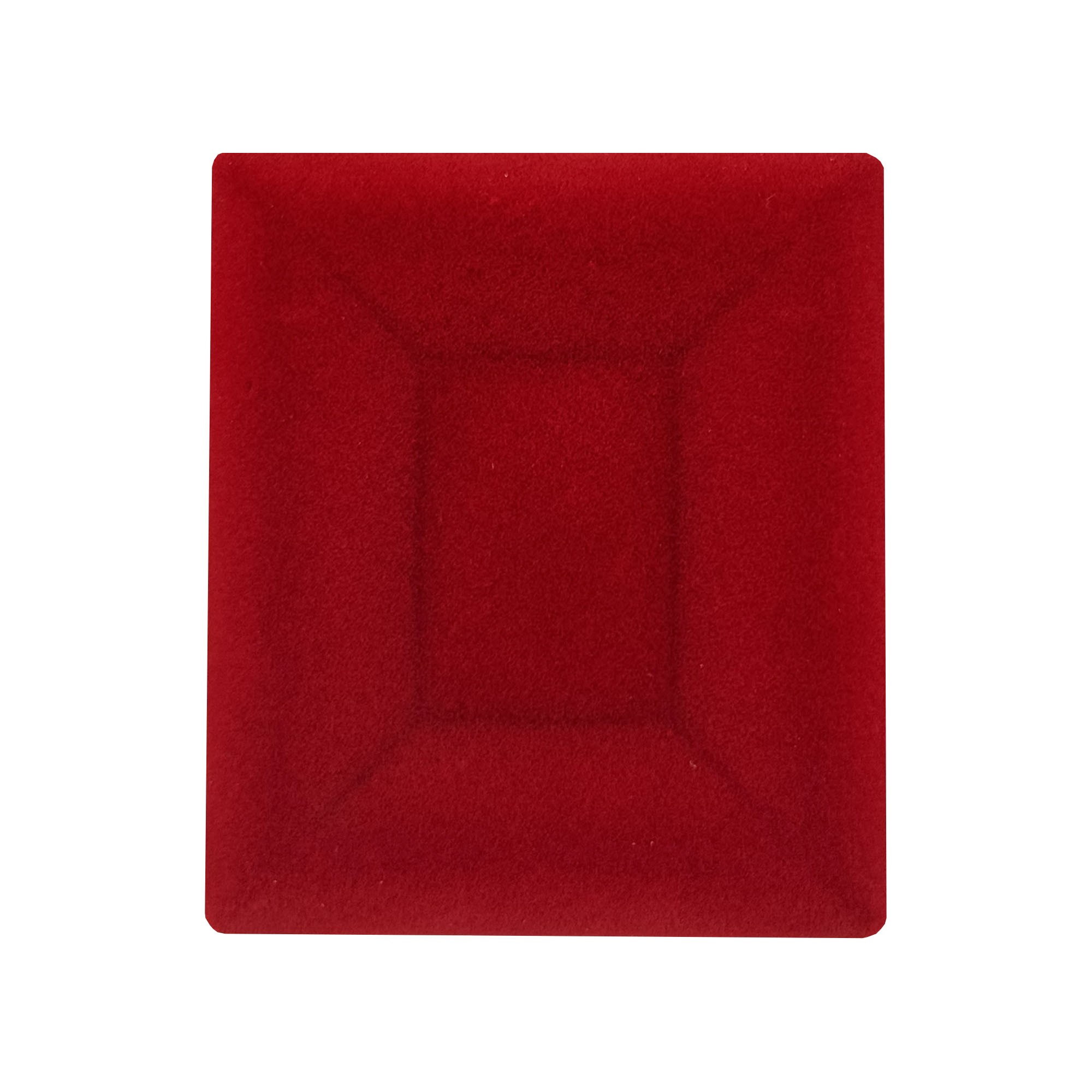 Set 12 Cutii pentru Martisoare/Brose, Catifea rosie , 7,5 x 8,5