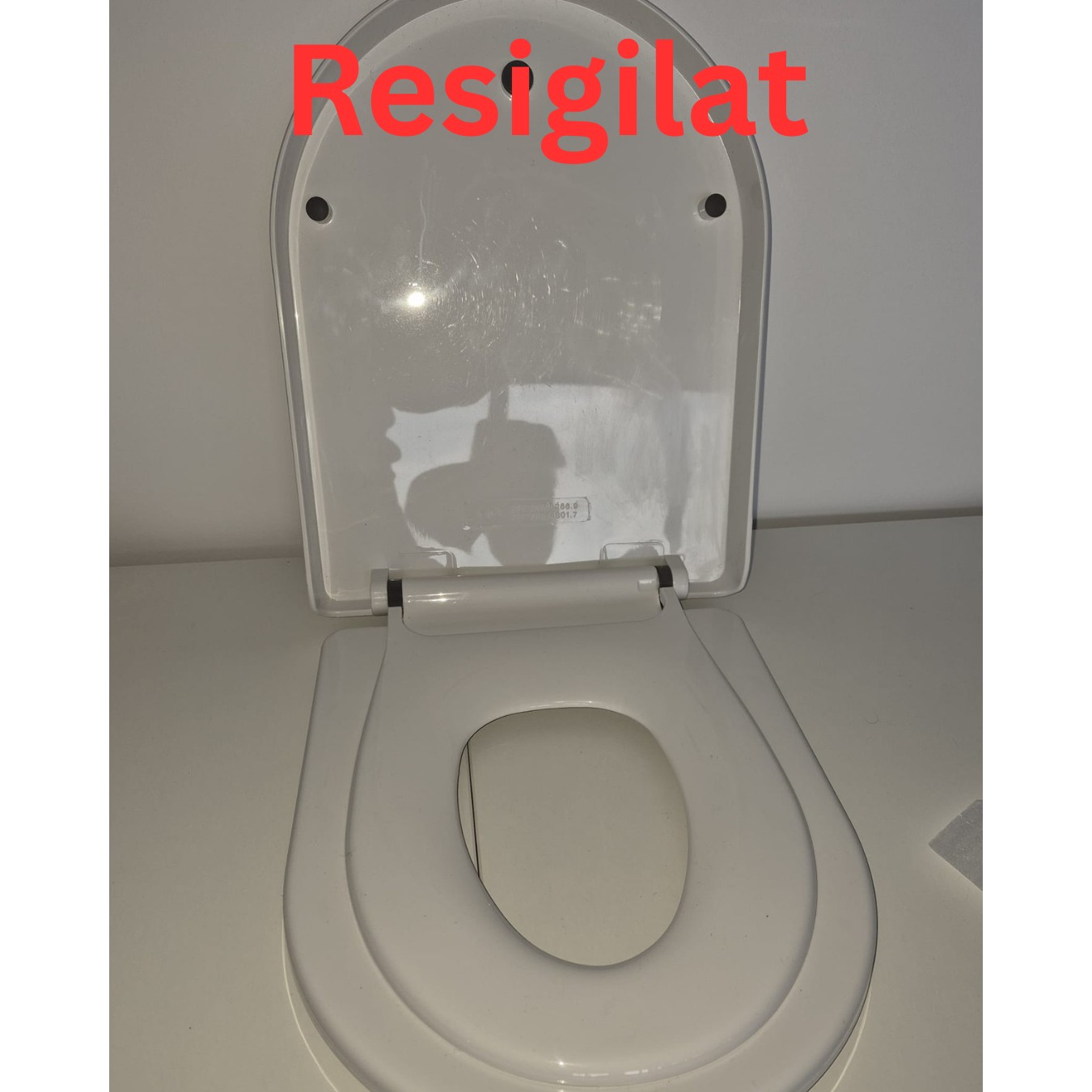 Resigilat: Capac de Toaleta cu Reductie 2 in 1, Flippy, pentru Copii si Adulti, Coborare Lenta si Silentioasa, Instalare Usoara, din PP5 , in Forma de U Patrat, Alb