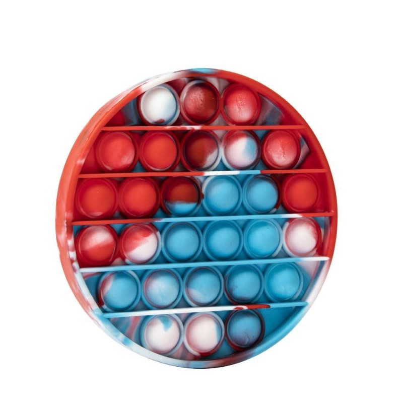 Jucarie Pop it Now-Flip it, Push Bubble Rotund Multicolor Model 1
