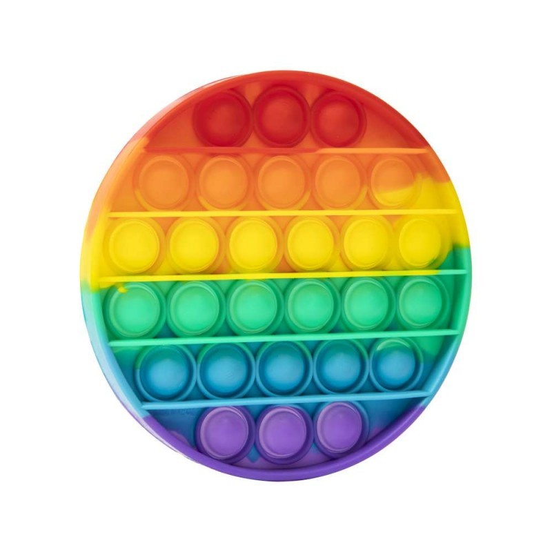 Jucarie Pop it Now-Flip it, Push Bubble Rotund Multicolor Model 1
