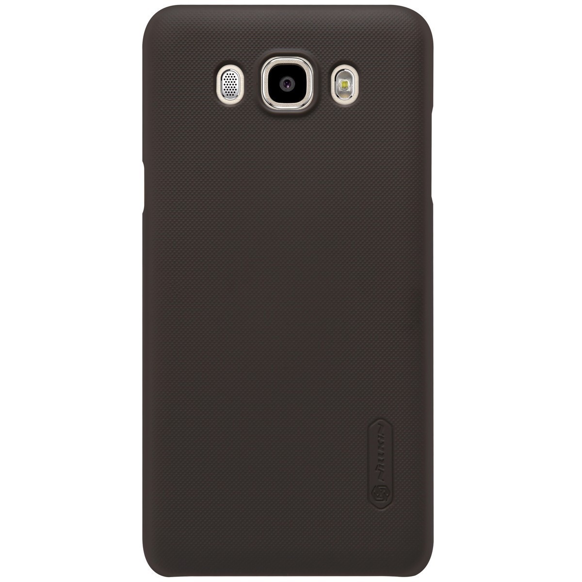 Husa Samsung Galaxy J7 2016 Nillkin Frosted Shield Negru + Folie de protectie