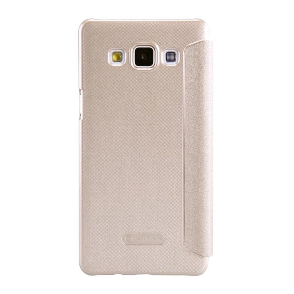 Husa Samsung Galaxy A5 2015 Nillkin Sparkle Flip Auriu