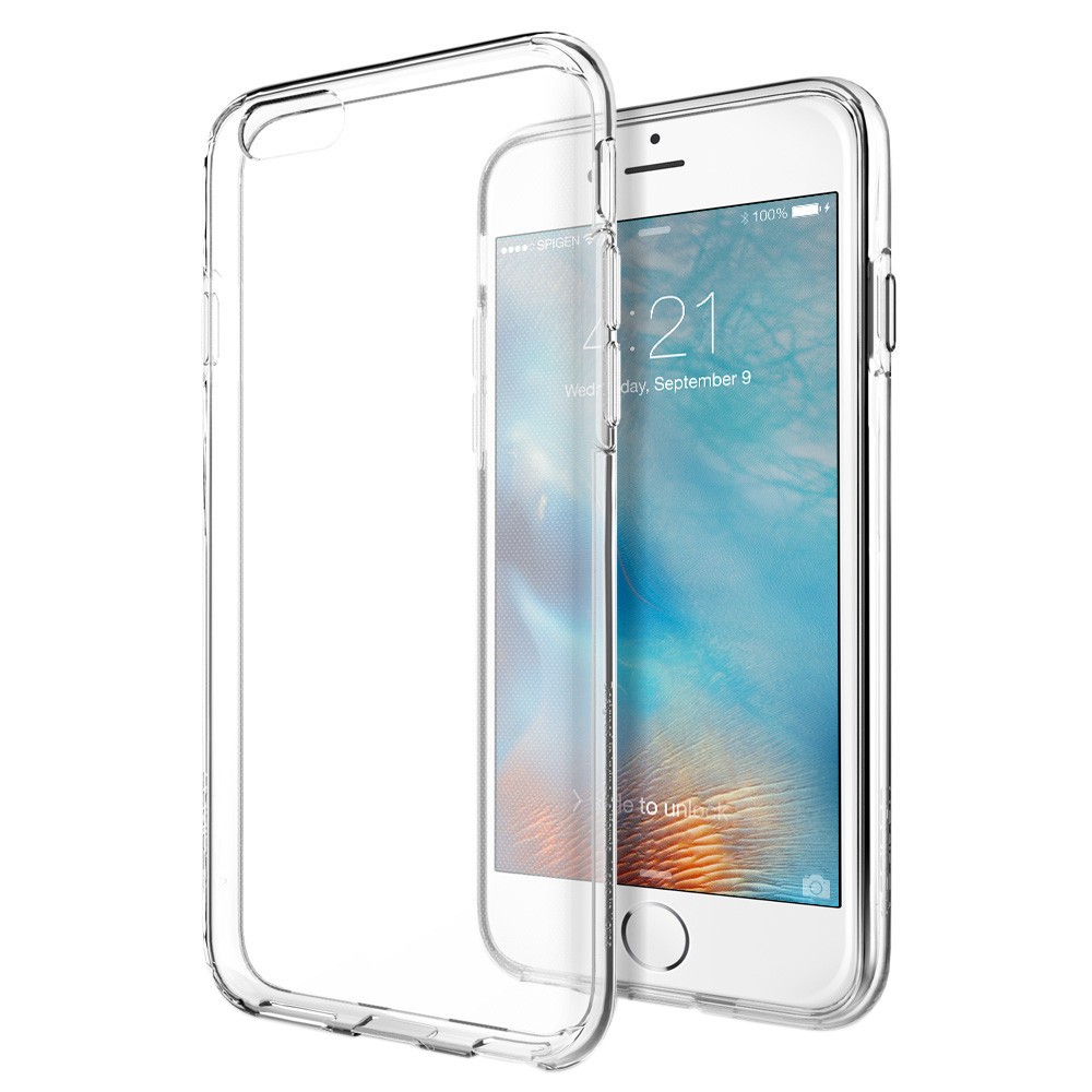 Husa Apple iPhone 6/6S Spigen Liquid Crystal Transparenta