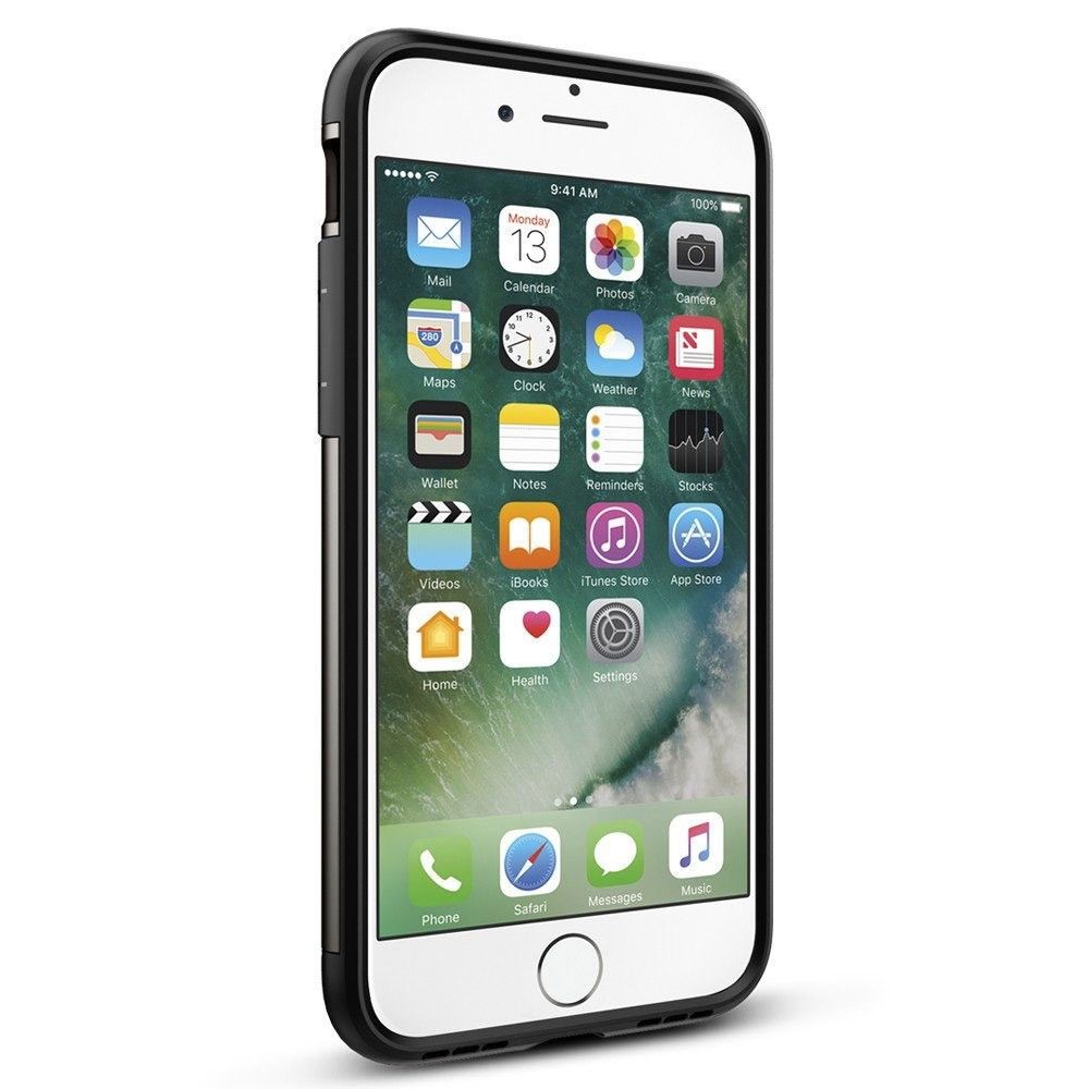 Husa Apple iPhone 7 Spigen Slim Armor Case Gri Metal