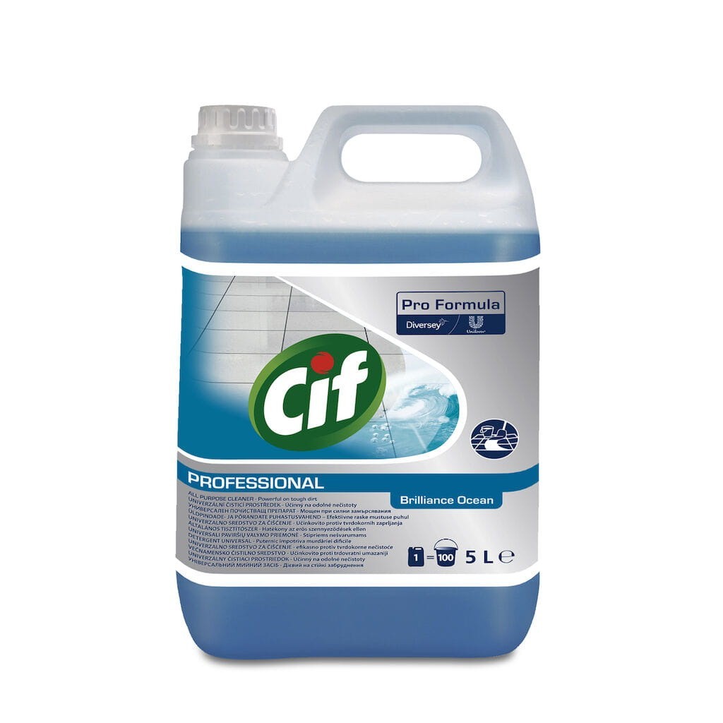 CIF Professional Brilliance Ocean – Detergent Universal pentru Suprafete 5 L