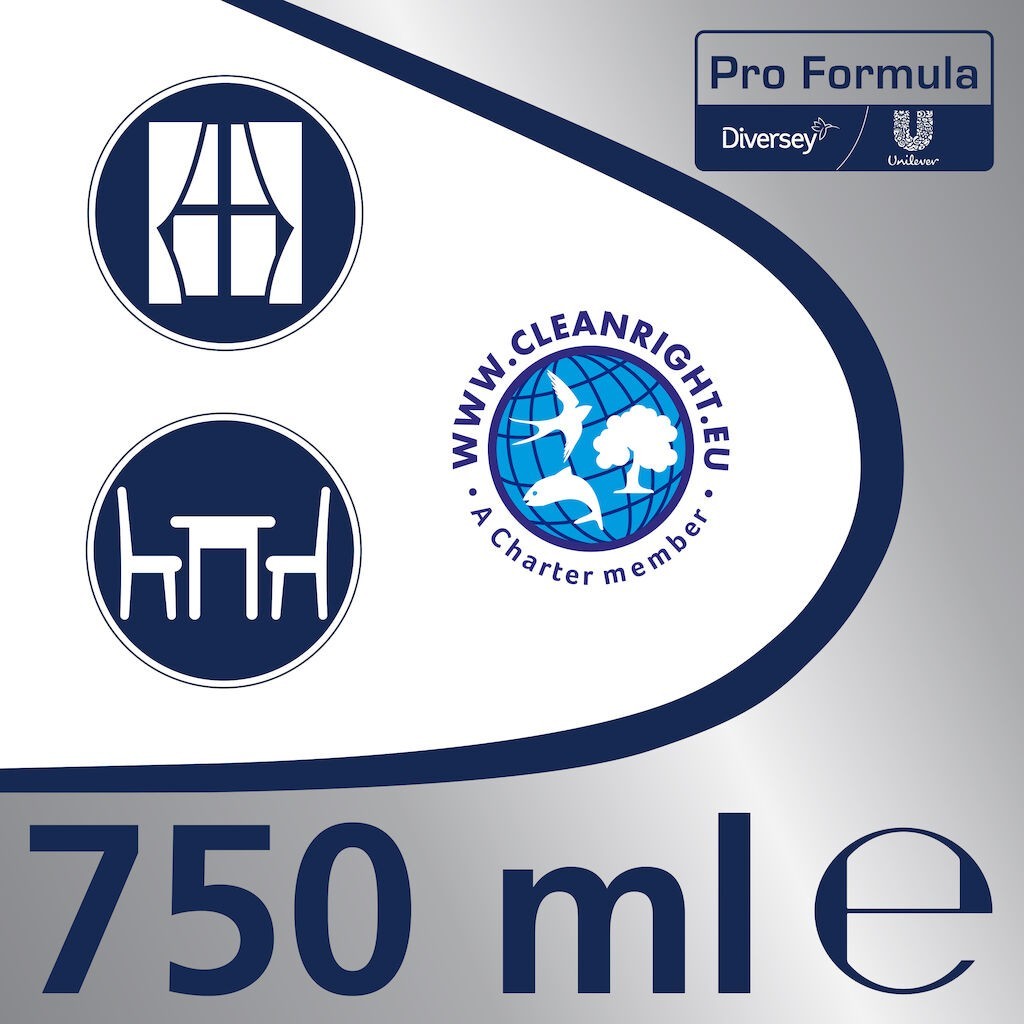 CIF Professional Glass & Multi Surface – Detergent Geamuri si Suprafete 0.75 L