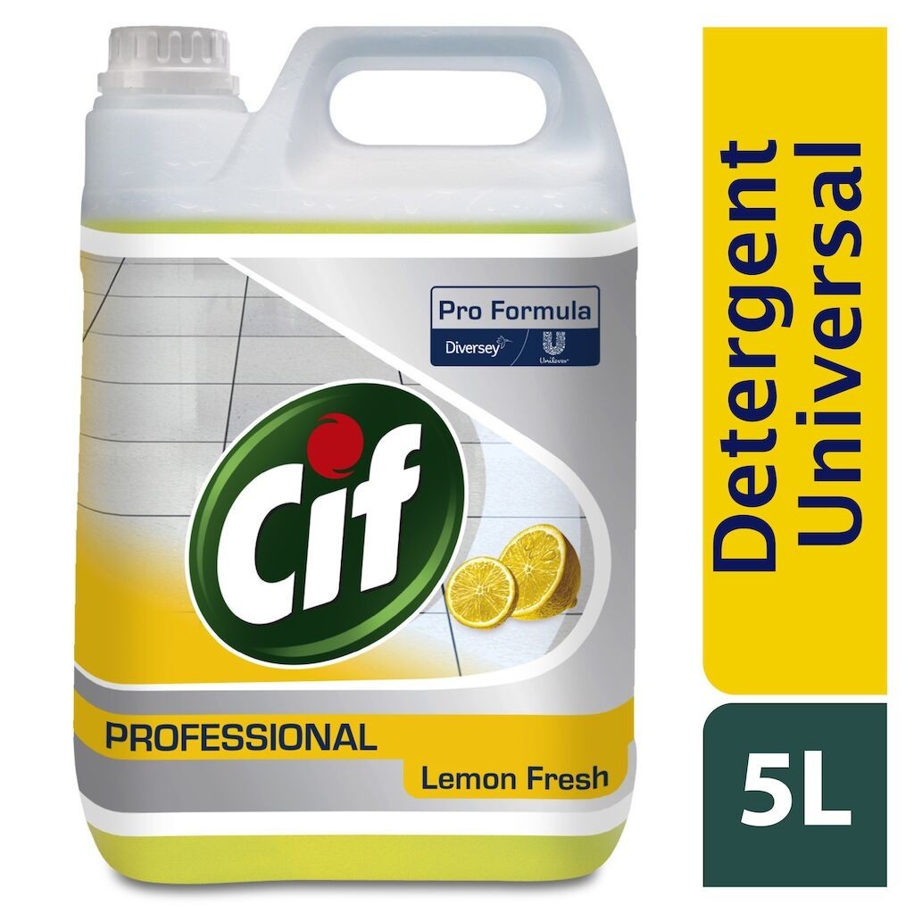 CIF Professional APC Lemon Fresh – Detergent Universal, Parfum de Lamaie 5 L
