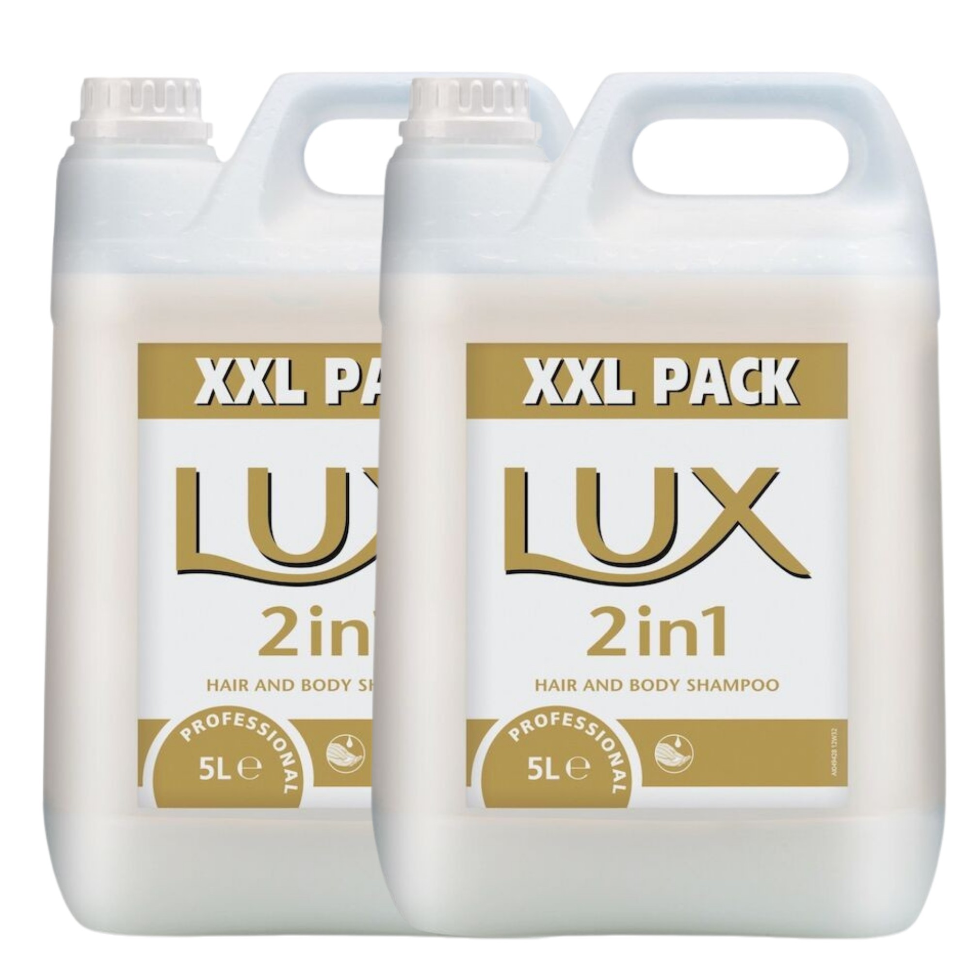 Pachet Lux Professional 2-in-1 – Sampon si Gel de Dus, 2×5 L