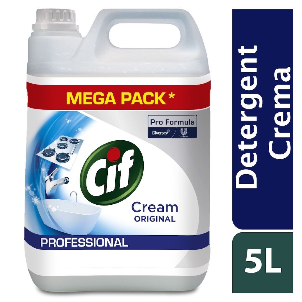 CIF Professional Cream – Crema de Curatare Non-Abraziva, 5 L