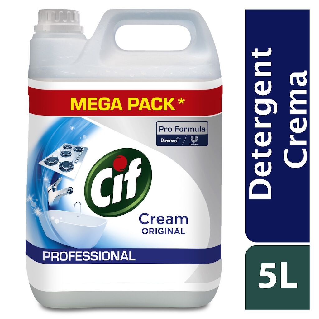 Pachet CIF Professional Cream – Crema de Curatare Non-Abraziva, 2×5 L