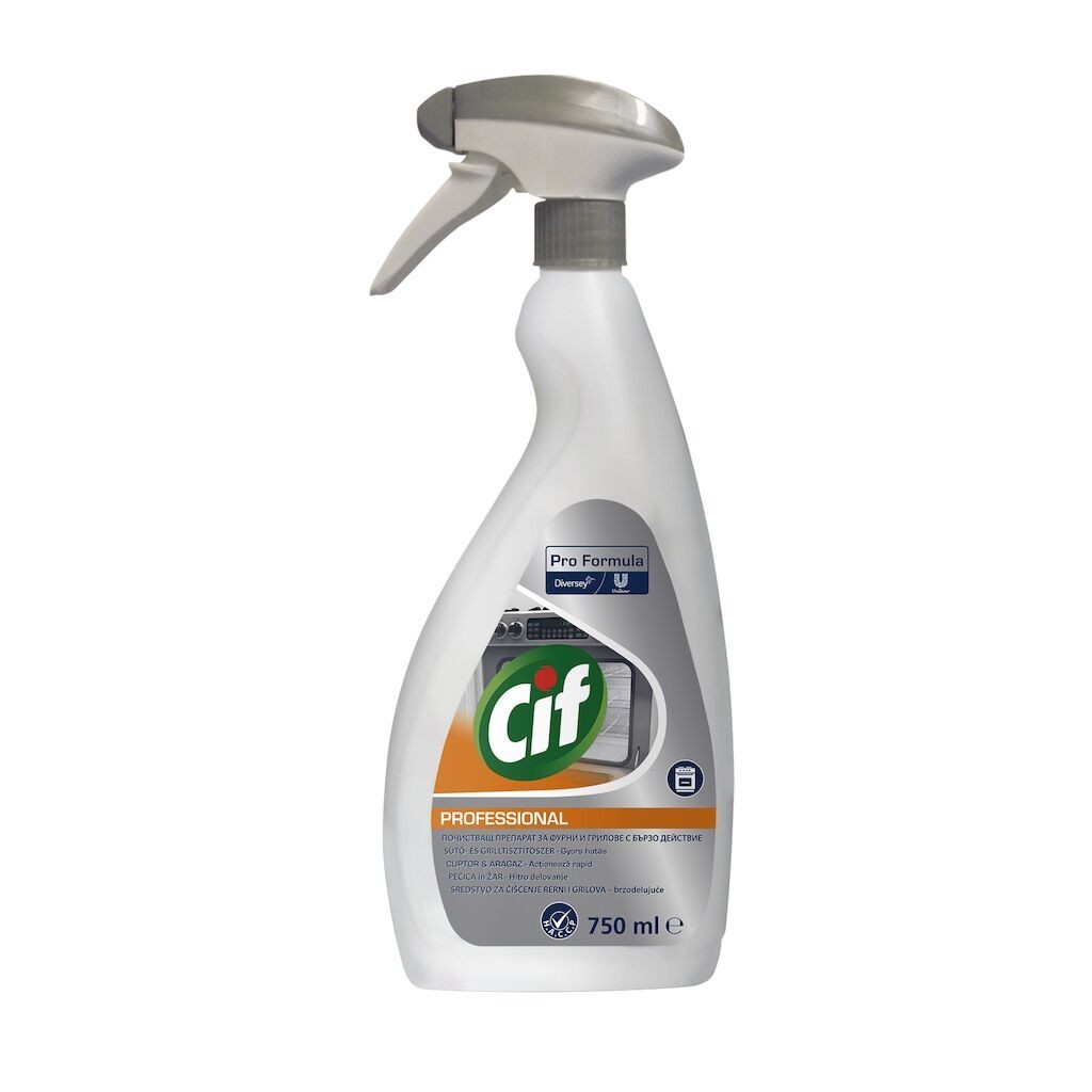 CIF Professional Oven & Grill Cleaner – Detergent pentru Cuptoare si Gratare 0,75 L