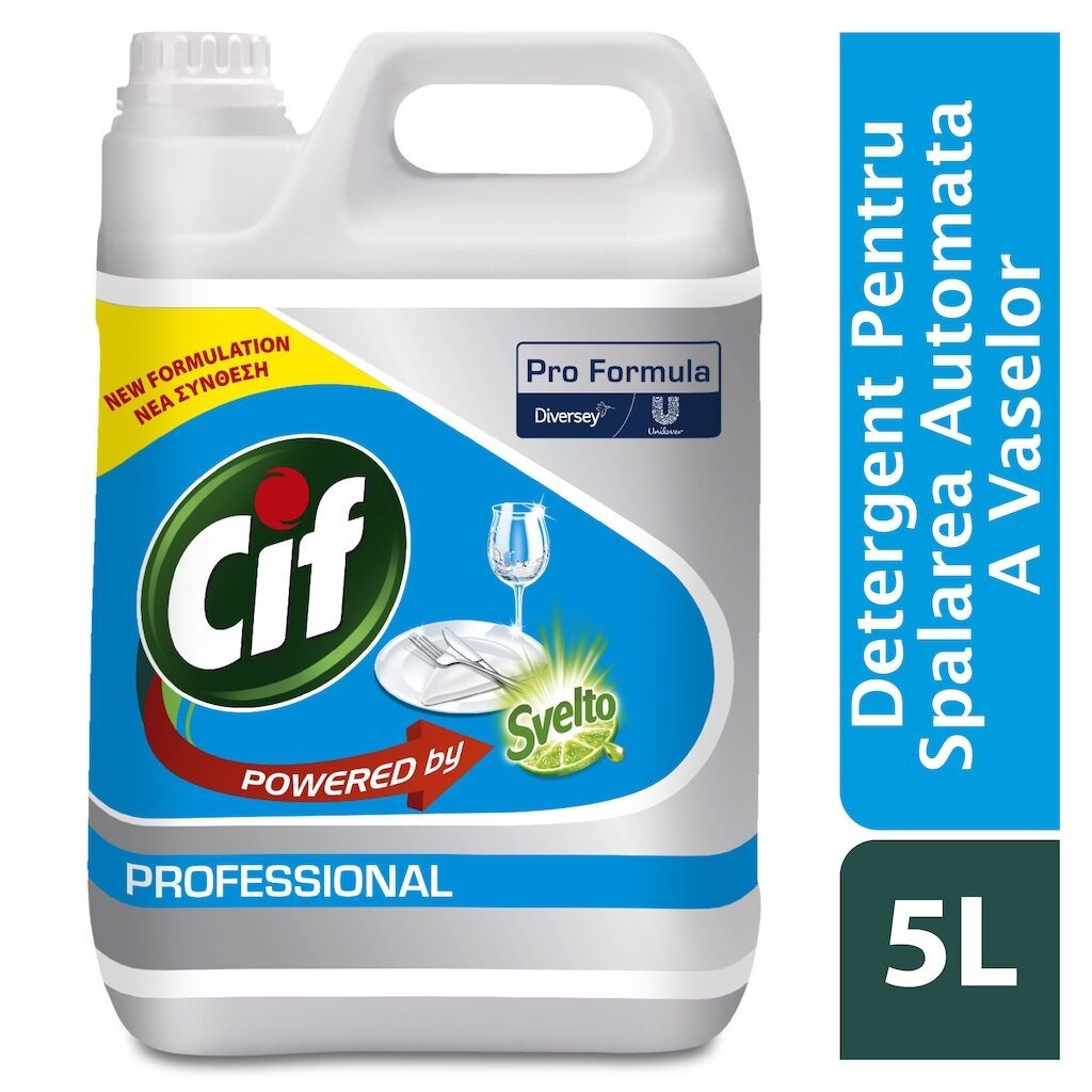 CIF Professional Liquid – Detergent Universal pentru Masina de Spalat Vase 5 L