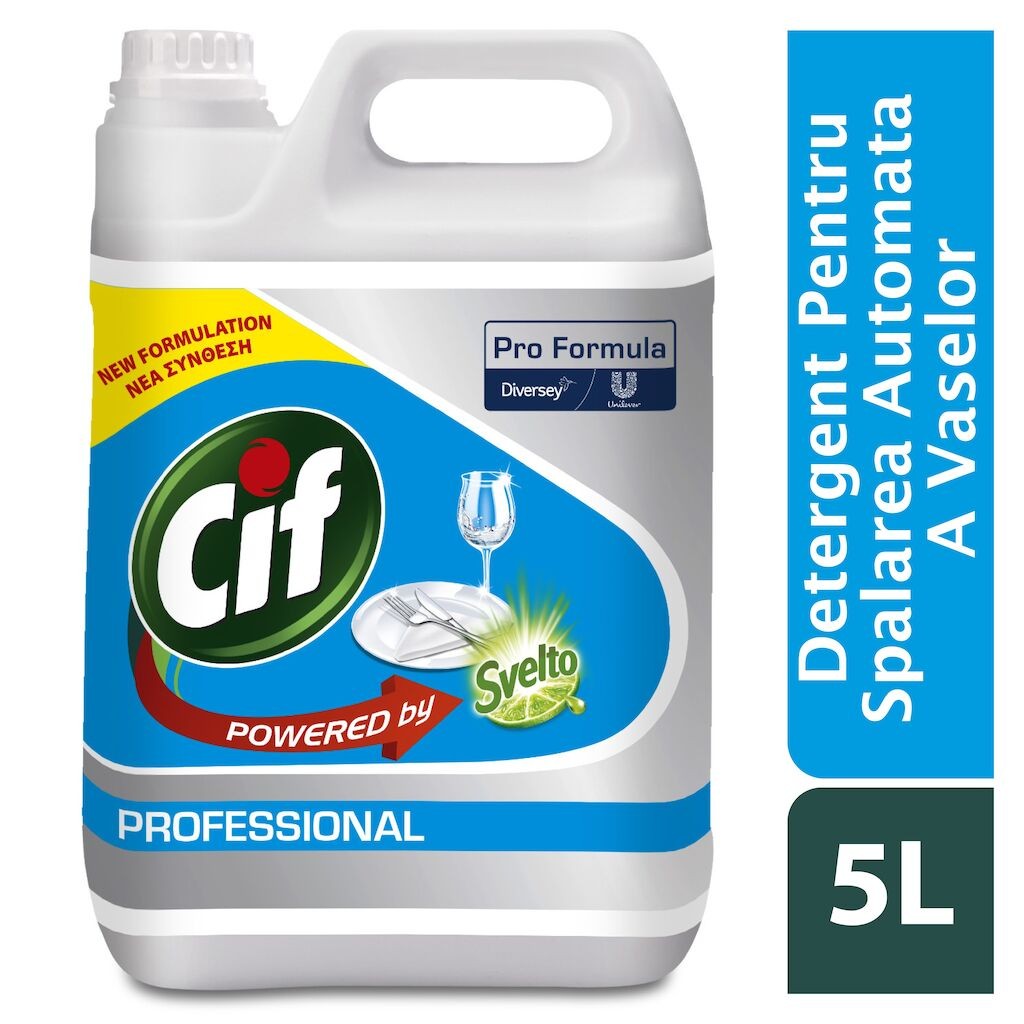 Pachet CIF Professional Liquid – Detergent Universal pentru Masina de Spalat Vase  2x5 L
