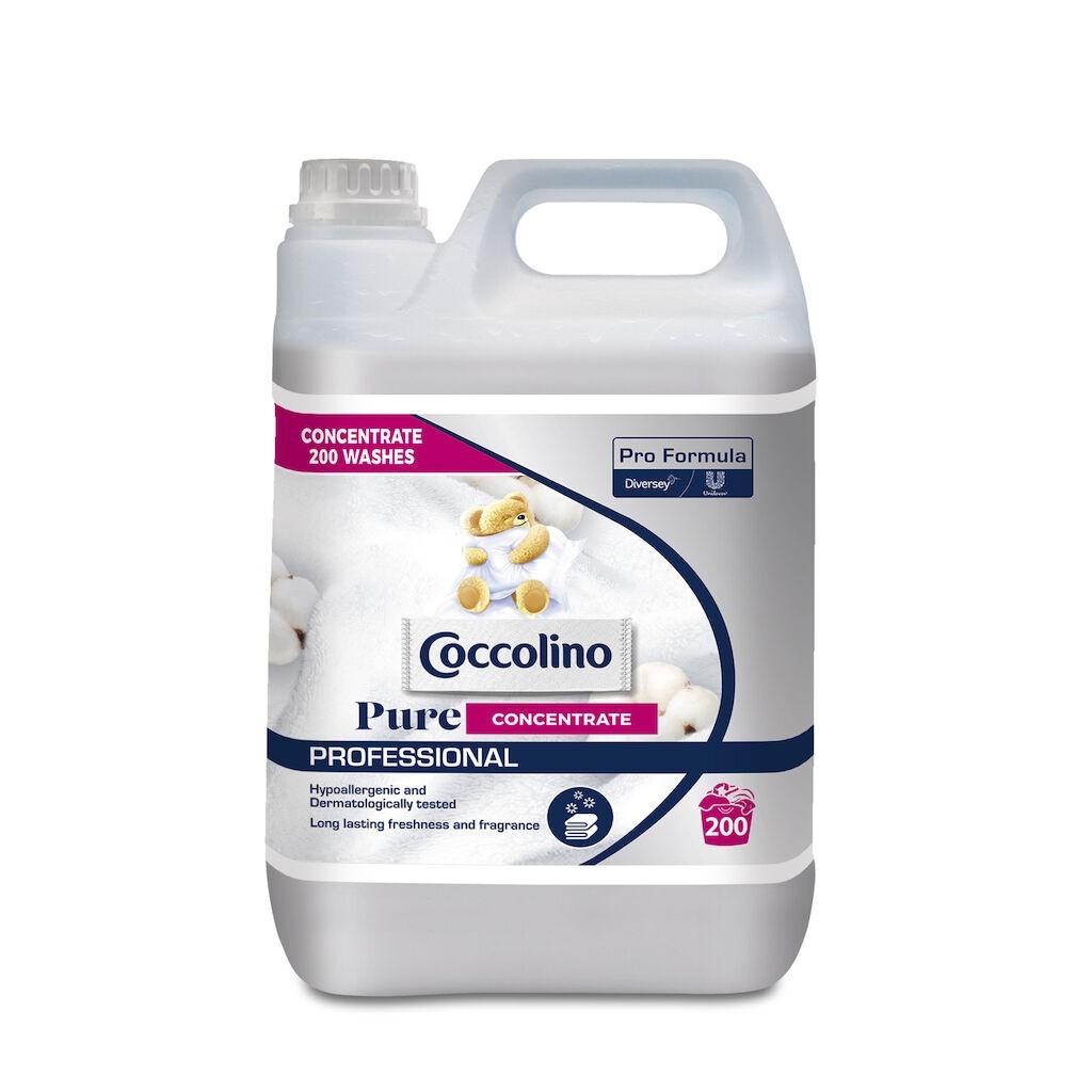 Pachet Coccolino Professional Pure Concentrated – Balsam Concentrat de Rufe, 2×5 L
