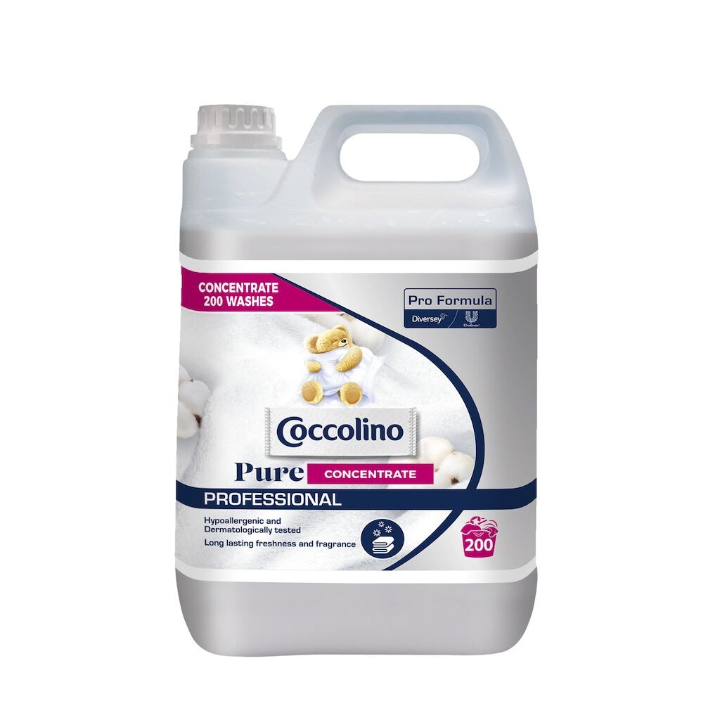 Coccolino Professional Pure Concentrated – Balsam Concentrat de Rufe, 5 L