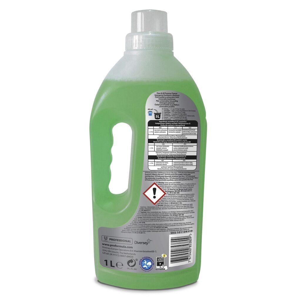 CIF Professional Floor&APC Aloe Vera – Detergent Pardoseli si Multiple Suprafete 1L