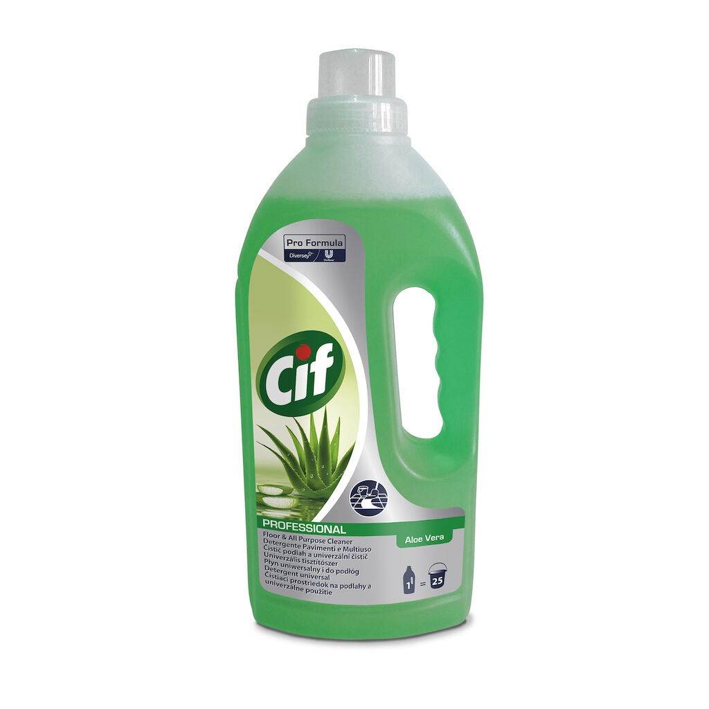 Pachet CIF Professional Floor&APC Aloe Vera – Detergent Pardoseli si Multiple Suprafete, 12x1L